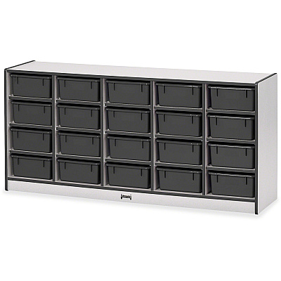 Jonti-Craft Rainbow Accents Mobile Tub Bin Storage (4021JCWW180)