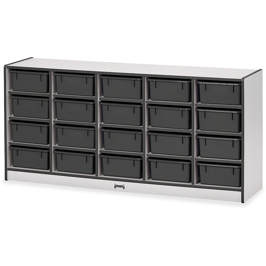 Jonti-Craft Rainbow Accents Mobile Tub Bin Storage (4021JCWW180)