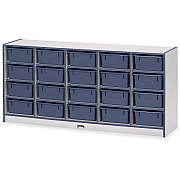 Jonti-Craft Rainbow Accents Mobile Tub Bin Storage (4021JCWW112)