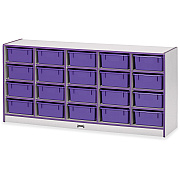 Rainbow Accents Rainbow Accents Mobile Tub Bin Storage (4021JCWW004)
