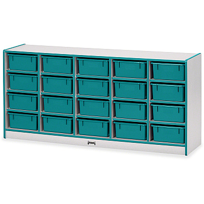 Rainbow Accents Rainbow Accents Mobile Tub Bin Storage (4021JCWW005)