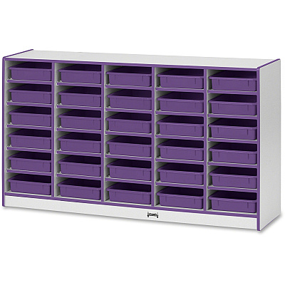 Jonti-Craft Rainbow Accents Mobile Paper-Tray Storage (0931JCWW004)