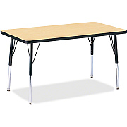 Jonti-Craft Berries Adult Height Color Top Rectangle Table (6478JCA011)