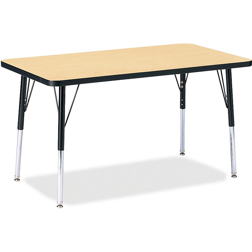 Jonti-Craft Berries Adult Height Color Top Rectangle Table (6478JCA011)