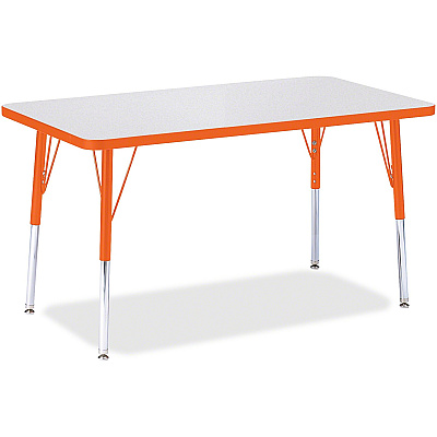 Jonti-Craft Berries Adult Height Color Edge Rectangle Table (6478JCA114)