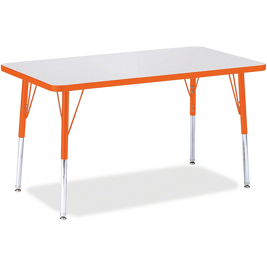 Jonti-Craft Berries Adult Height Color Edge Rectangle Table (6478JCA114)