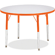 Jonti-Craft Berries Adult Height Color Edge Round Table (6488JCA114)