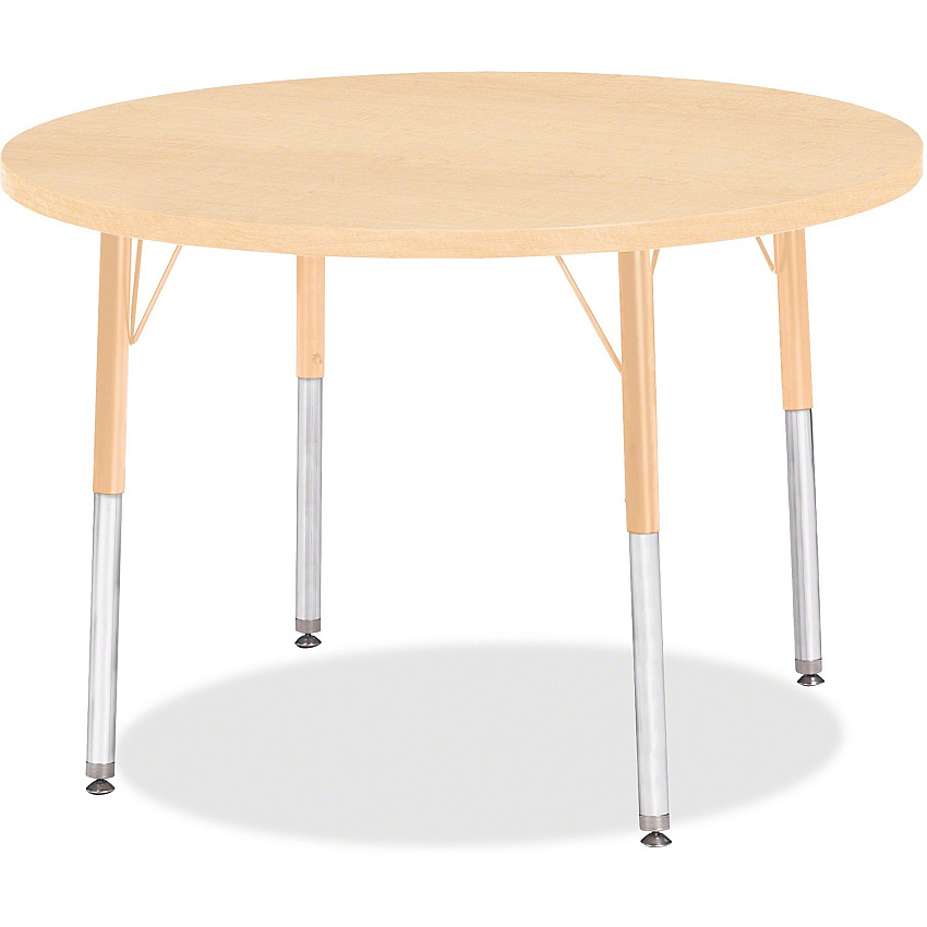 Jonti-Craft Berries Adult Height Maple Top/Edge Round Table (6488JCA251)