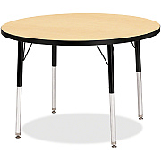 Jonti-Craft Berries Elementary Height Color Top Round Table (6488JCE011)