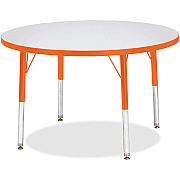 Jonti-Craft Berries Elementary Height Color Edge Round Table (6488JCE114)