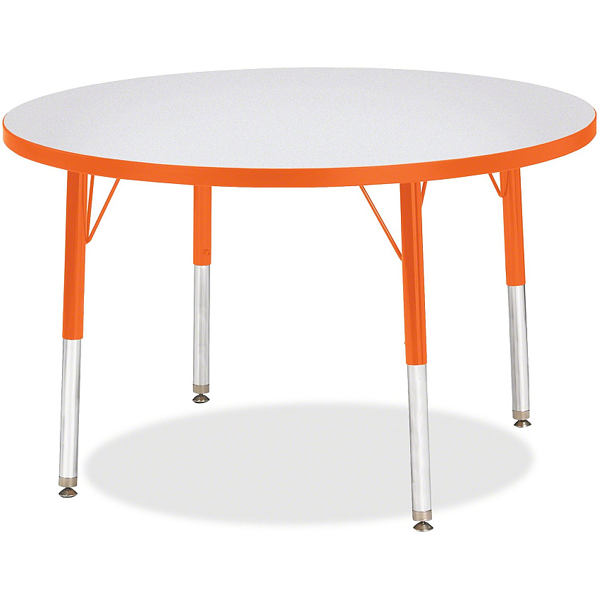 Jonti-Craft Berries Elementary Height Color Edge Round Table (6488JCE114)