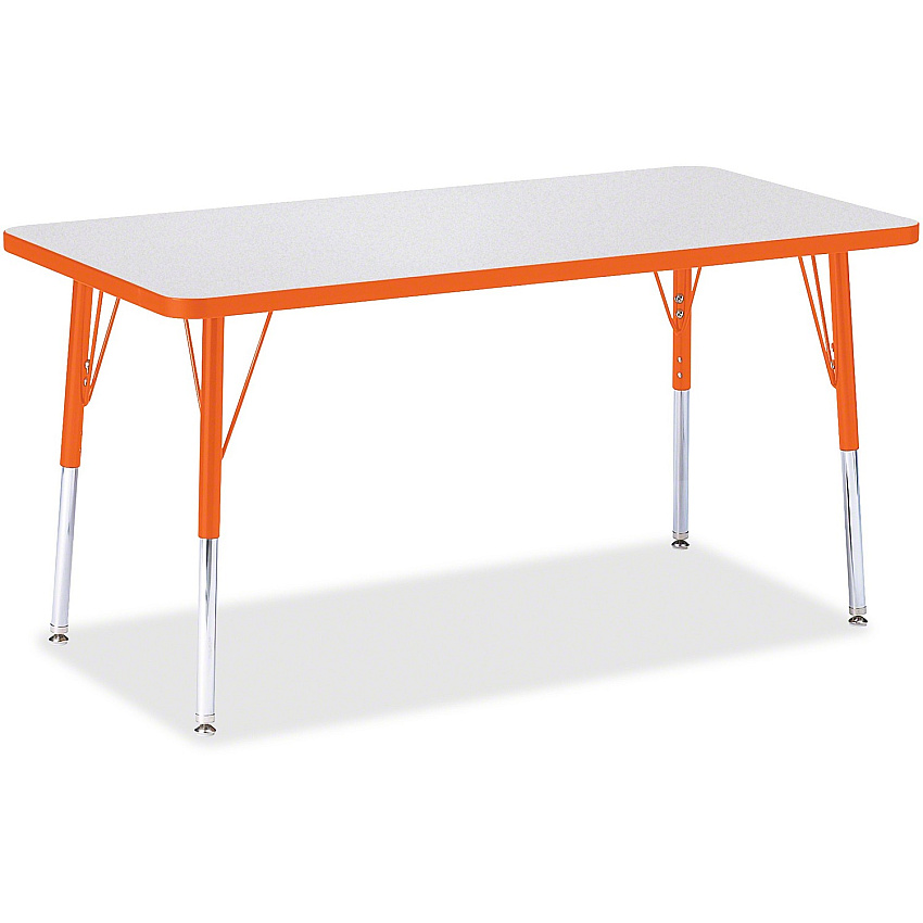 Jonti-Craft Berries Adult Height Color Edge Rectangle Table (6403JCA114)