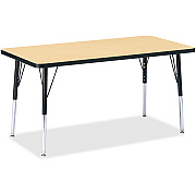 Jonti-Craft Berries Adult Height Color Top Rectangle Table (6403JCA011)
