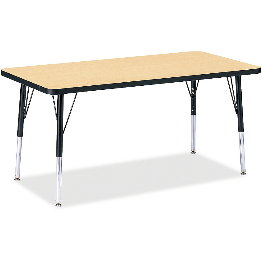 Jonti-Craft Berries Elementary Height Color Top Rectangle Table (6403JCE011)