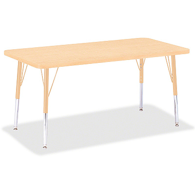Jonti-Craft Berries Elementary Maple Laminate Rectangle Table (6403JCE251)