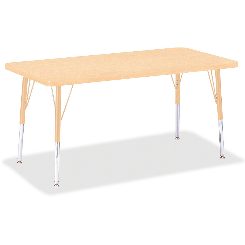 Jonti-Craft Berries Elementary Maple Laminate Rectangle Table (6403JCE251)