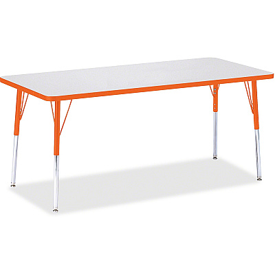 Jonti-Craft Berries Adult Height Color Edge Rectangle Table (6413JCA114)