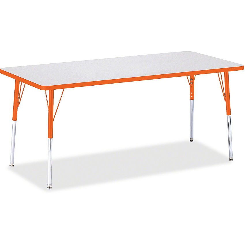 Jonti-Craft Berries Adult Height Color Edge Rectangle Table (6413JCA114)
