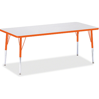 Jonti-Craft Berries Elementary Height Color Edge Rectangle Table (6413JCE114)