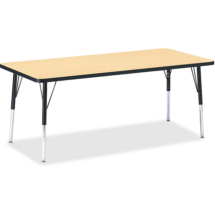 Jonti-Craft Berries Elementary Height Color Top Rectangle Table (6413JCE011)