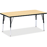 Jonti-Craft Berries Adult Height Color Top Rectangle Table (6408JCA011)