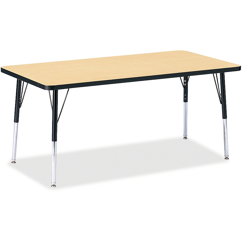 Jonti-Craft Berries Adult Height Color Top Rectangle Table (6408JCA011)