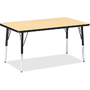 Jonti-Craft Berries Adult Height Color Top Rectangle Table (6473JCA011)