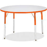 Jonti-Craft Berries Adult Height Color Edge Round Table (6468JCA114)