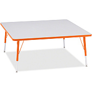 Jonti-Craft Berries Elementary Height Color Edge Square Table (6418JCE114)