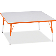 Jonti-Craft Berries Adult Height Prism Color Edge Square Table (6418JCA114)