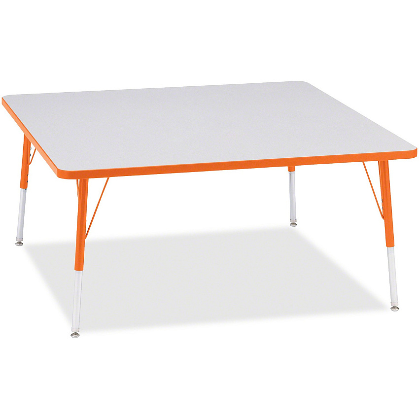 Jonti-Craft Berries Adult Height Prism Color Edge Square Table (6418JCA114)