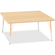 Jonti-Craft Berries Adult Height Maple Top/Edge Square Table (6418JCA251)
