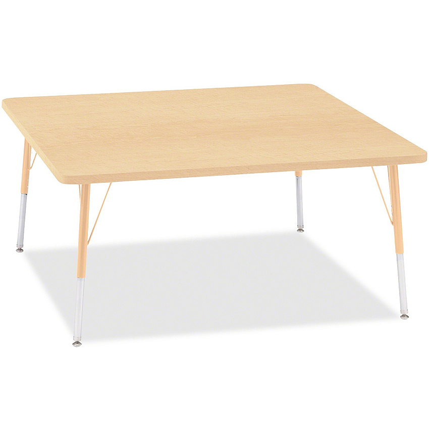 Jonti-Craft Berries Adult Height Maple Top/Edge Square Table (6418JCA251)