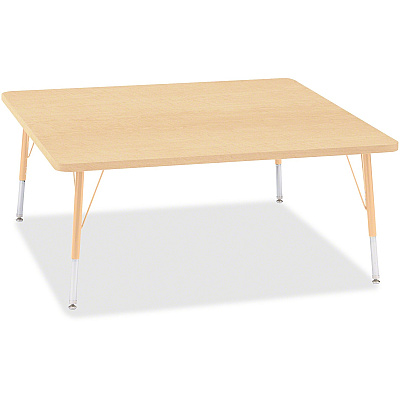 Jonti-Craft Berries Elementary Height Maple Top/Edge Square Table (6418JCE251)