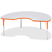 Jonti-Craft Berries Adult Height Prism Color Edge Kidney Table (6423JCA114)