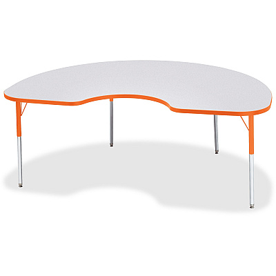 Jonti-Craft Berries Adult Height Prism Color Edge Kidney Table (6423JCA114)