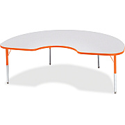 Jonti-Craft Berries Elementary Height Color Edge Kidney Table (6423JCE114)