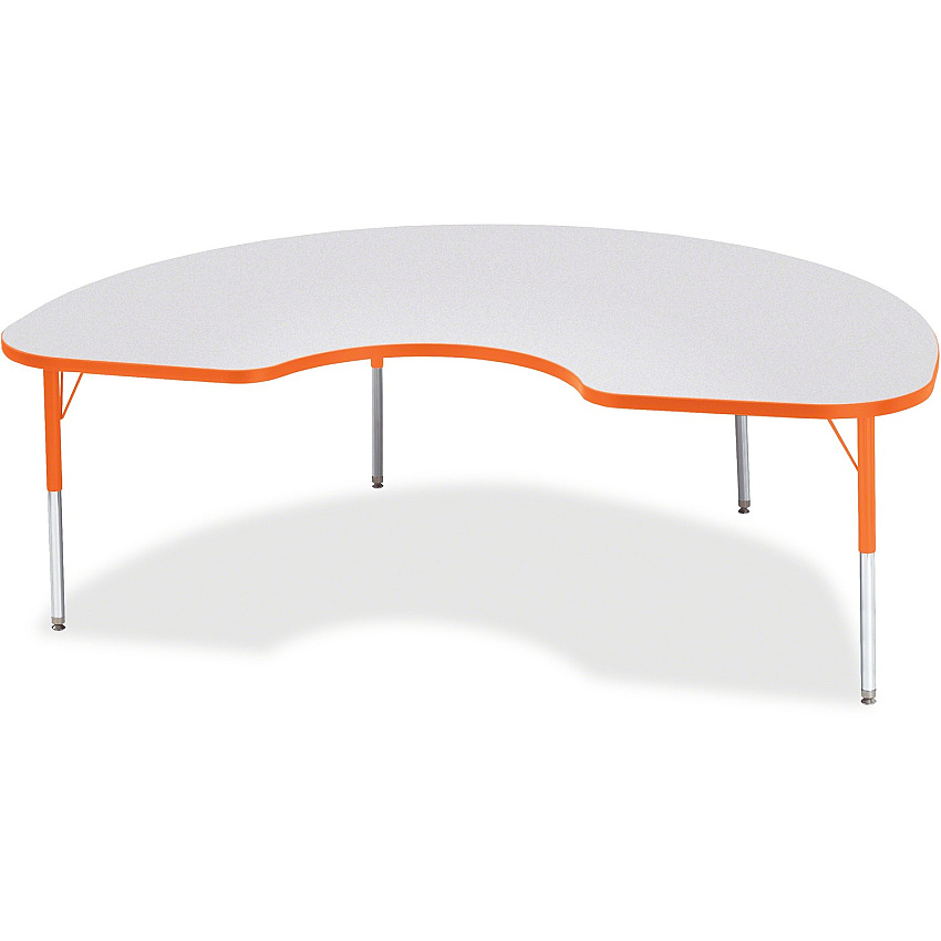 Jonti-Craft Berries Elementary Height Color Edge Kidney Table (6423JCE114)