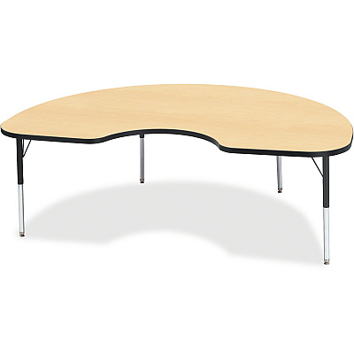 Jonti-Craft Berries Elementary Height Color Top Kidney Table (6423JCE011)