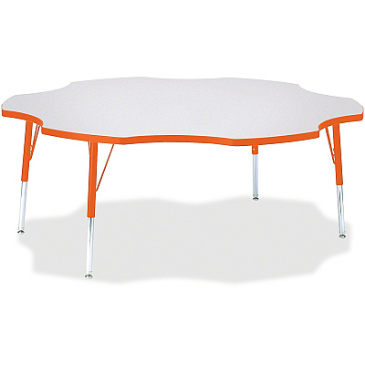 Jonti-Craft Berries Elementary Height Prism Six-Leaf Table (6458JCE114)