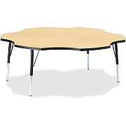 Jonti-Craft Berries Elementary Black Edge Six-leaf Table (6458JCE011)