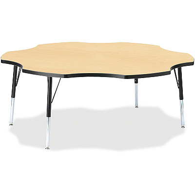 Jonti-Craft Berries Elementary Black Edge Six-leaf Table (6458JCE011)