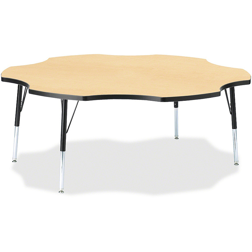 Jonti-Craft Berries Elementary Black Edge Six-leaf Table (6458JCE011)