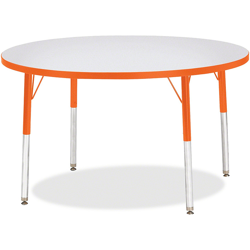 Jonti-Craft Berries Elementary Height Color Edge Round Table (6468JCE114)