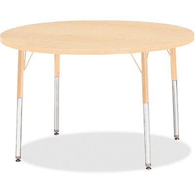 Jonti-Craft Berries Adult Height Maple Top/Edge Round Table (6468JCA251)