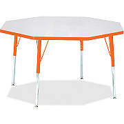 Jonti-Craft Berries Adult Height Color Edge Octagon Table (6428JCA114)