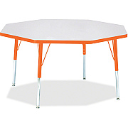 Jonti-Craft Berries Elementary Height Color Edge Octagon Table (6428JCE114)