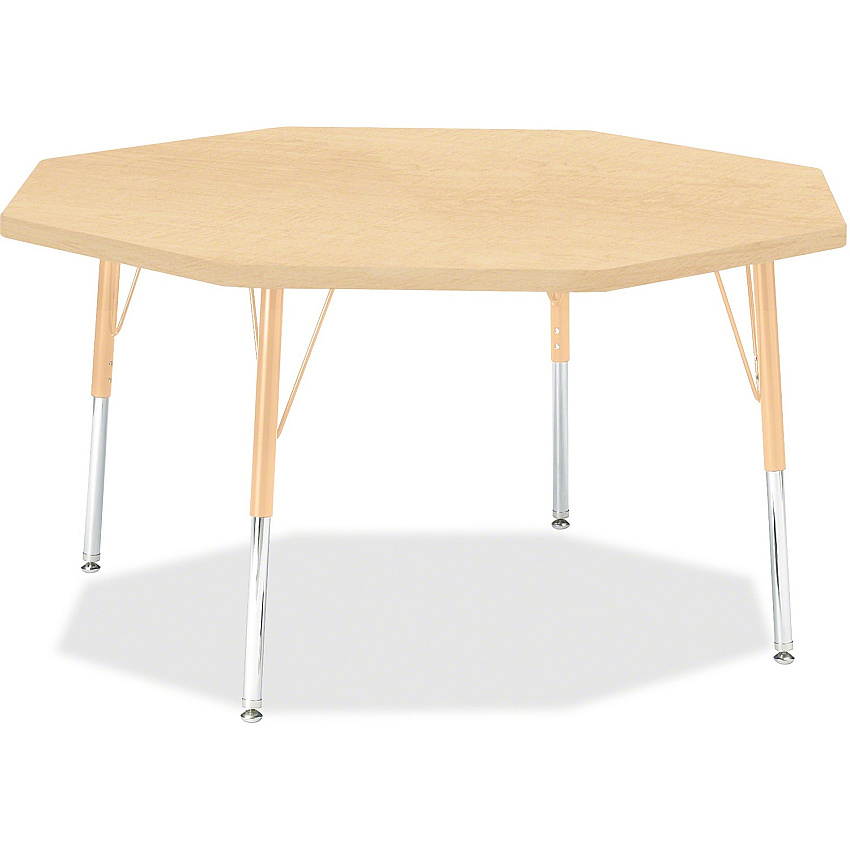 Jonti-Craft Berries Elementary Height Maple Top/Edge Octagon Table (6428JCE251)