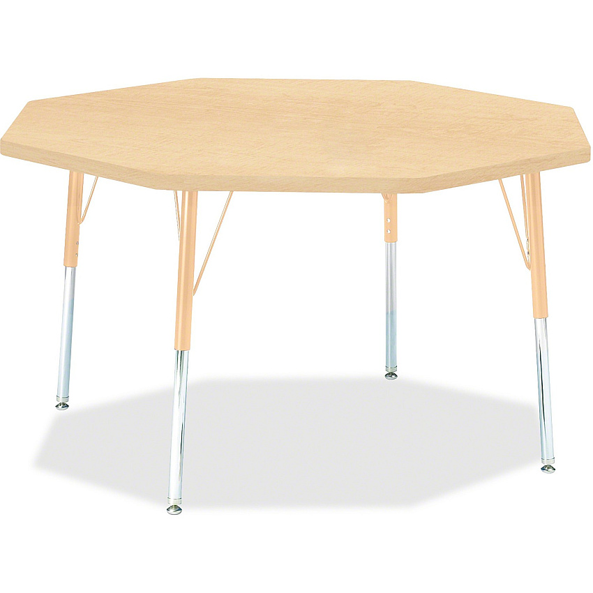 Jonti-Craft Berries Adult Height Maple Top/Edge Octagon Table (6428JCA251)