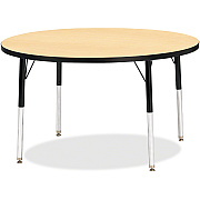Jonti-Craft Berries Elementary Height Classic Round Color Top Table (6468JCE011)